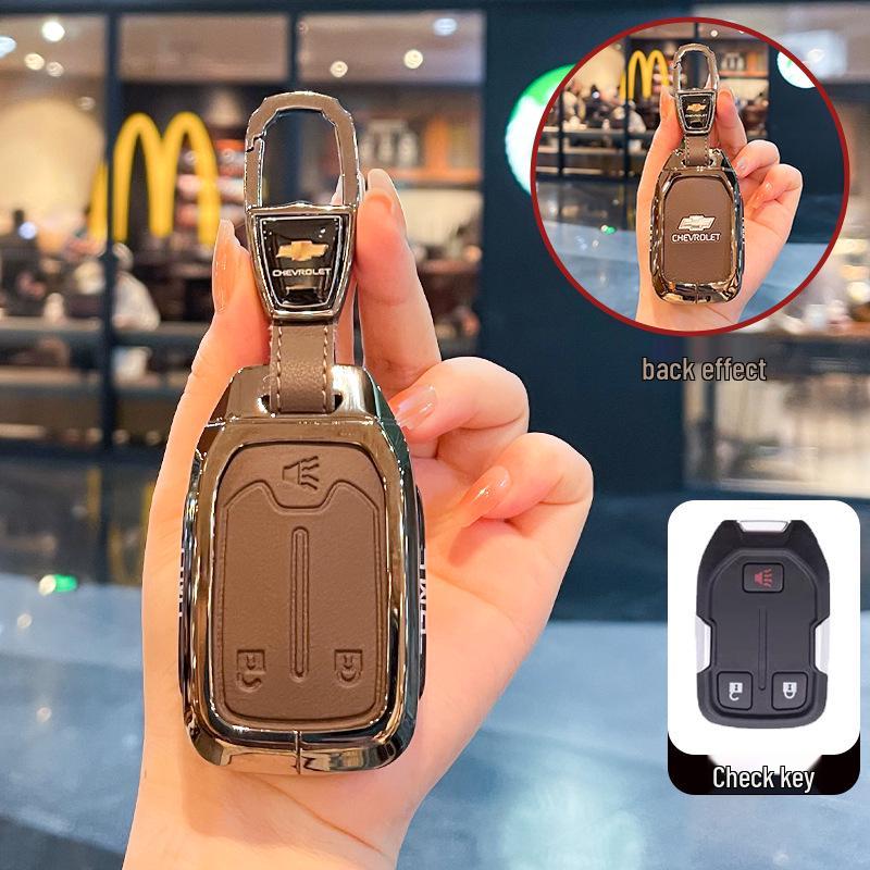 Chevrolet K5 Trax Cruze Sleuteletui - Star Milesuo Metalen Gesp Volledige Dekking Shell