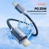 Tuqi PD100W Fast Charging Aluminum Alloy Dual Type-C Braided Data Cable for Huawei, Apple, and other 15 Mobile Phones.