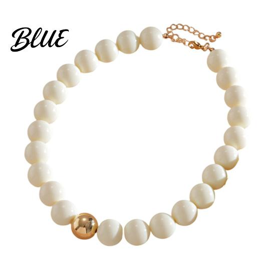 Ladies Bracelet Beaded Jewelry for Women Acrylic Big Beads Choker