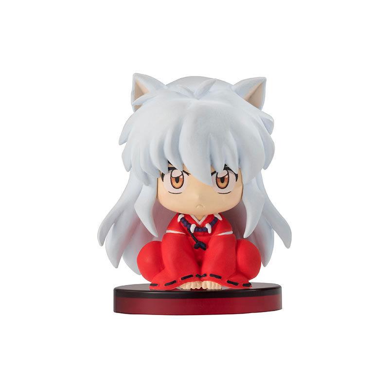 4Pcsset Anime Inuyasha Figure Toy Kikyo Sesshoumaru Higurashi Kagome Cartoon Doll Gift