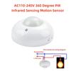 AC110-240V 360 Grad PIR Bewegungssensor Lichtschalter Infrarot Körpererkennung Automatisches Ein- und Ausschalten Licht Intelligenter Schalter für Flur