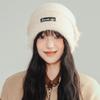 New Style Loose Dandy Hat Lazy Style Fashion Stripes Beanie Hat Sweet Winter Hats For Women Streetwear Knit Hats For Girl
