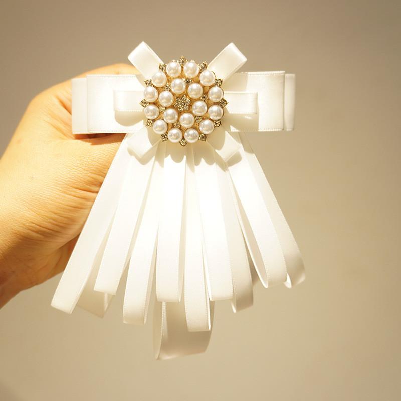 Edition Fabric Bowtie Brooch With Multicolor Options For Adult Women School Uniforms And Formal Attire