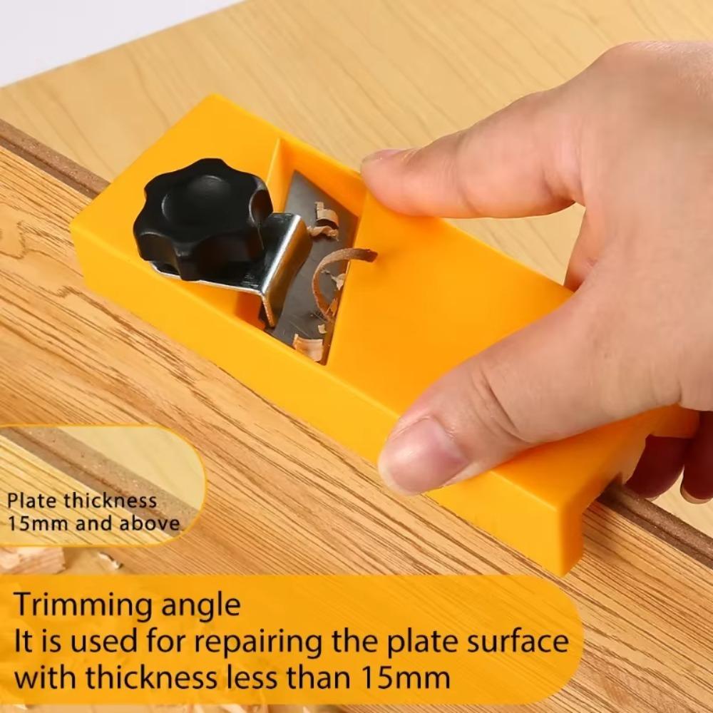 45 Degree Manual Wood Planer Portable Chamfering Tool for Woodworking and Board Edge Trimming