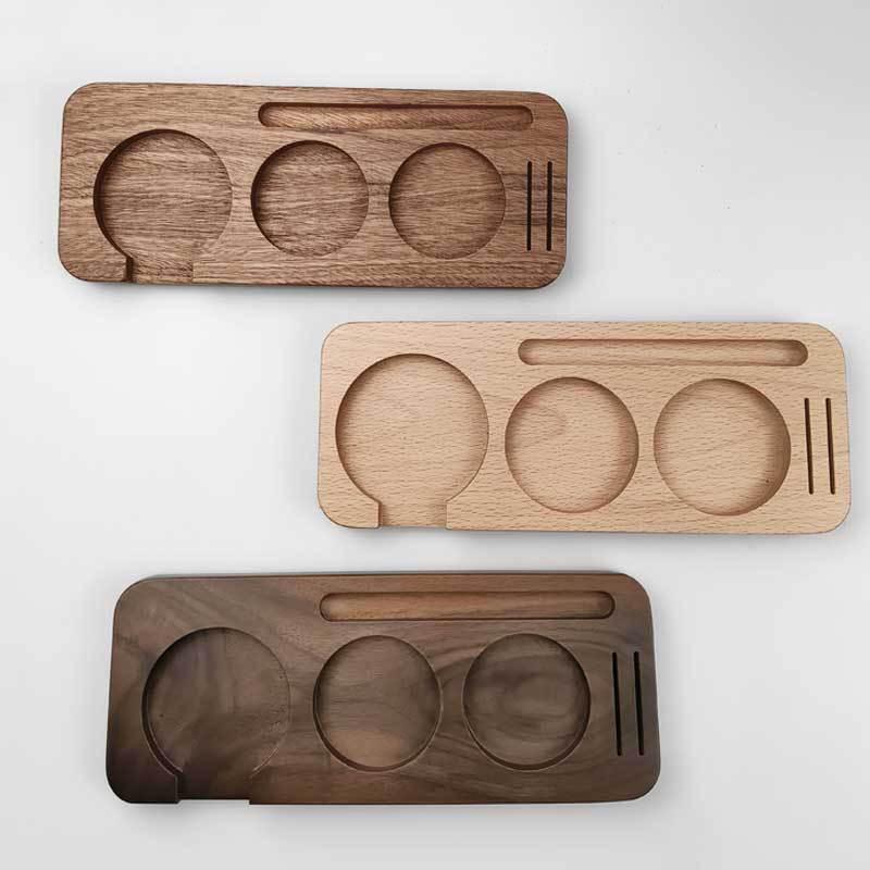TLXT Beechwood Coffee Tool Stand