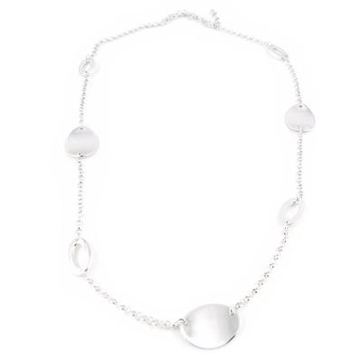 [H3155] - Silver Necklace 'Choreography'