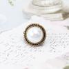 Antique Pearl Diamond Shoe Buckle Crystal Gem Shoelace Decorative Flower Rhinestones Shoelaces Decoration Shoe Charms Accessorie