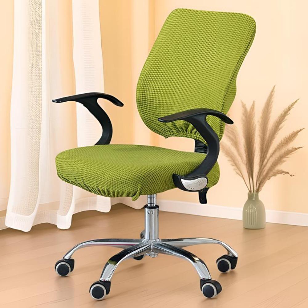 2Pcs/Set High Elastic Office Chair Covers Thicken Armchair Cover New Computer Chair Cover