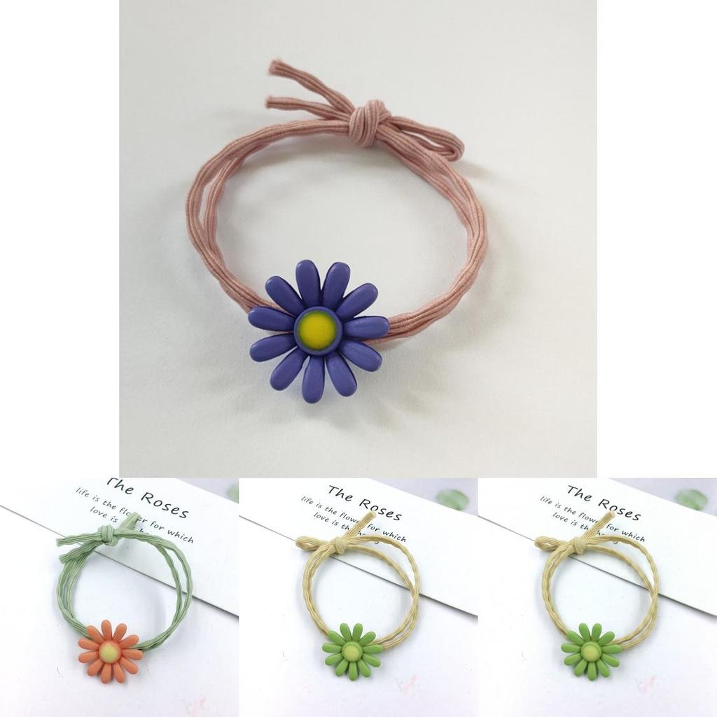 Beautiful Ins Women Daisy Hair Rope Headband With High-elastic Korean Rubber Band