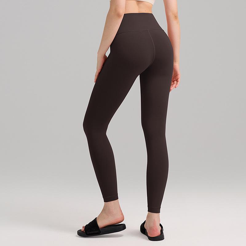 Damen High-Waist Po-Lift Yoga Leggings - Einheitsgröße, Hochelastisches Lycra