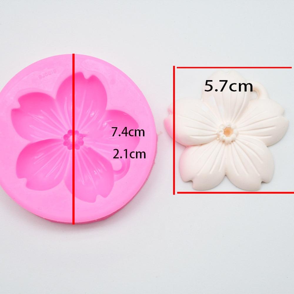 Flowers Silicone Fondant Mold Cake Decorating Chocolate Baking Mould Tool Baking Tools Kitchen