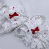 Rui Ta Er Strawberry Suspender Dress for Small Dogs - Pure Cotton Home Outfit