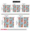 2pcs,2D Plane Printing Window Curtain Christmas Reindeer Day Versatile 100% Polyester (without Rod) Home Decor for Living Room &