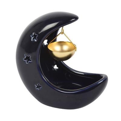 Crescent Moon Hanging Oil Burner