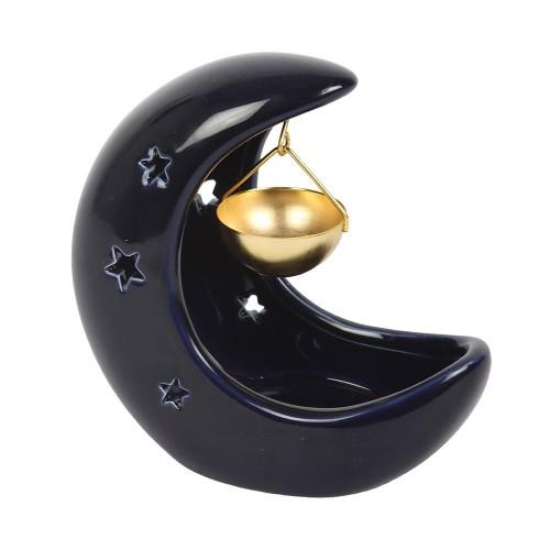 Something Different Crescent Moon Hanging Oil Burner