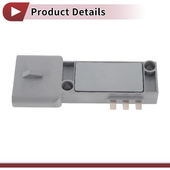 No.1629456/E43ZP12Z297A Ignition Module Ignition Control Module for Ford F-150 1984-1995 ABS Metal Gray