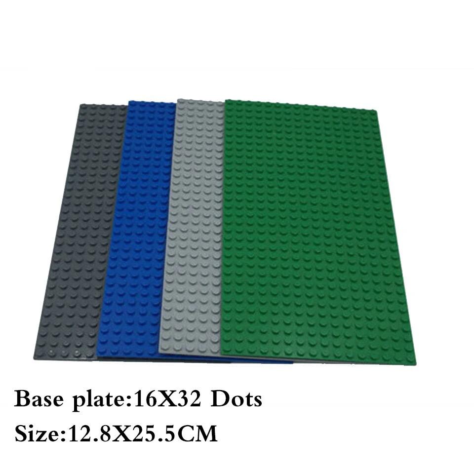 32x32 16x16 Dots Plastic Base Plates Building Blocks DIY Bricks Baseplates ABS Figures City Building Blocks Construction Toys
