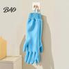 Fleece Lined Cleaning Gloves Dishwashing for Housework, Waterproof PVC Rubber Gloves, Anti-slip Protective Laundry Grip Warm Velvet Lining Kitchen And