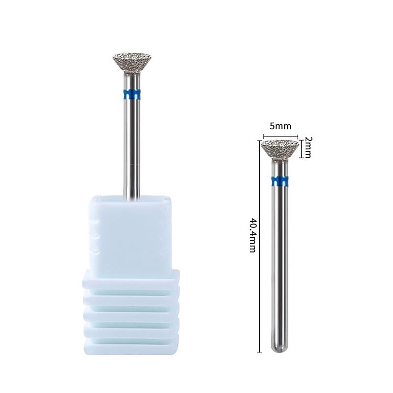 Diamond/Stainless Steel Professional Ceramic Nail Drill Bit Set Electric Manicure Nail File Bit For Acrylic Gel Nails And Cuticl