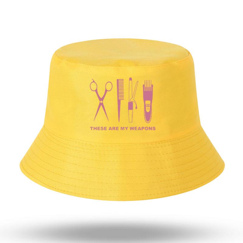 

Парикмахерская с принтом оружия для мужчин и женщин, панама, рыбацкая шапка, рыбацкая шляпа, Харадзюку, рыбацкая шляпа 55-60cm