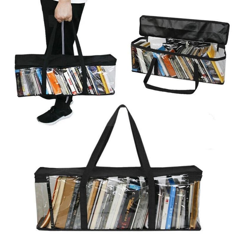 1 Stück Groß Transparent Aufbewahrungshalter Einfacher Reißverschluss Tragetasche Organizer Comicbuch Aufbewahrungstasche Transparent Sammlung