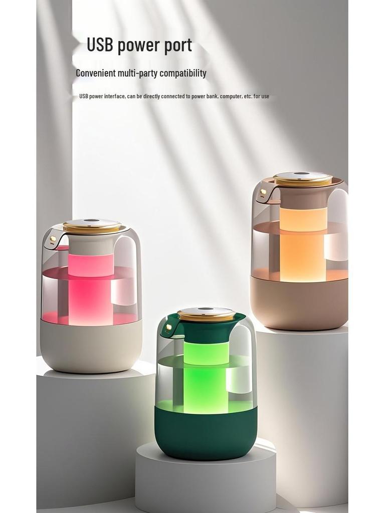 2025 Silent Home Air Humidifier: Large Capacity, Indoor Moisturizer, Ideal for Bedroom and Pregnant Women