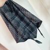 Meier Gestreifter Taillendreiecksschal, Seidenschal, Gürtel, feminine High-End-Taillenaccessoires