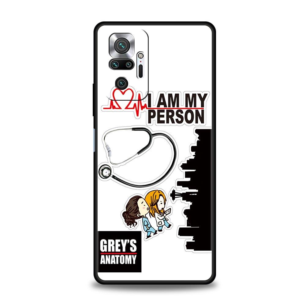 

Phone Case For Xiaomi Redmi Note 14 13 12 5G 11 10 Pro Plus 4G 9S 9 14C 13C 12C 10C 9C 9A Cover Greys Anatomy You Are My Person Redmi Note 9S