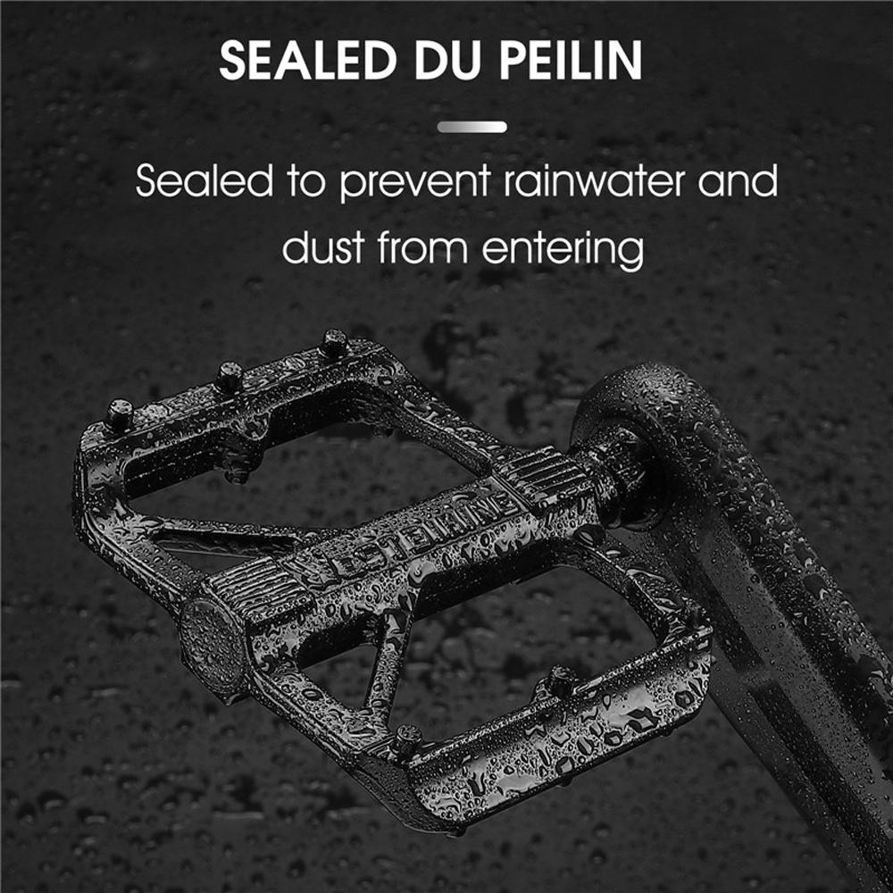 Ultralight Aluminum Alloy Bicycle Pedals 2 Sealed Bearings Bike Pedals AntiSlip Waterproof Wide
