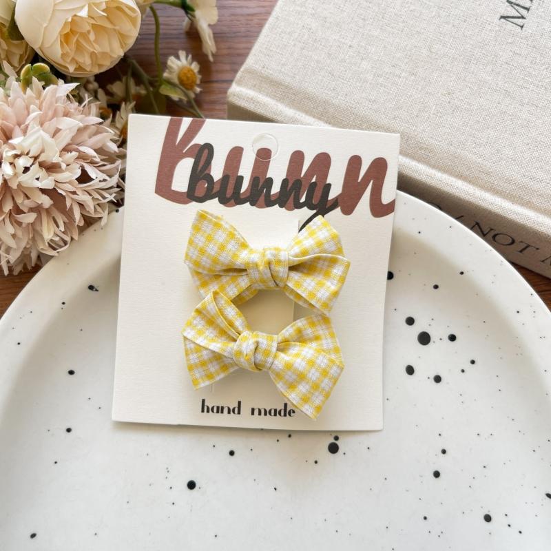 2pcs/set Funny Bunny Baby Girls Hair Clip Bow Flower Star Lattice Kids Hairclips Hairpins Headdress Children Hair Accessories
