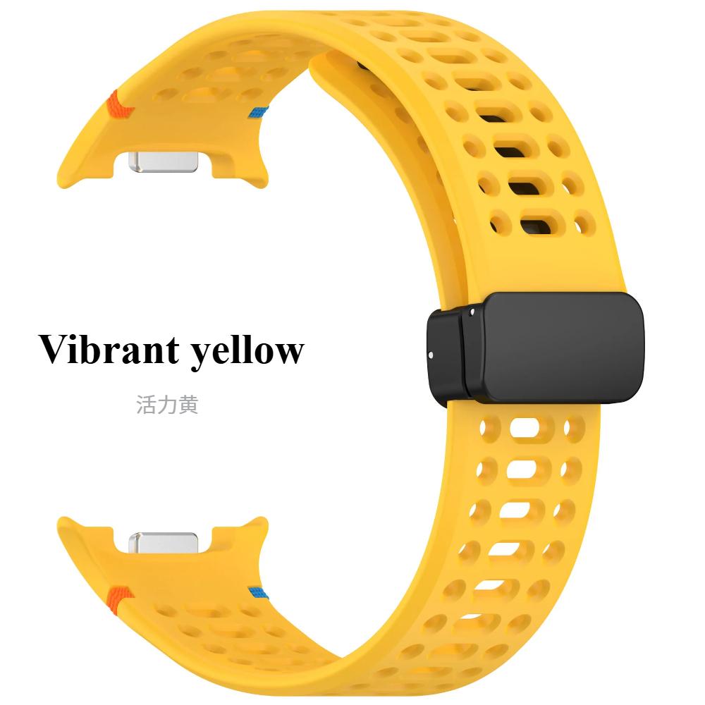 Magnetic Silicone Watch Buckle Strap for Samsung Galaxy Watch 8 Classic 46mm Band for Galaxy Watch 8 44mm 40mm Accessories