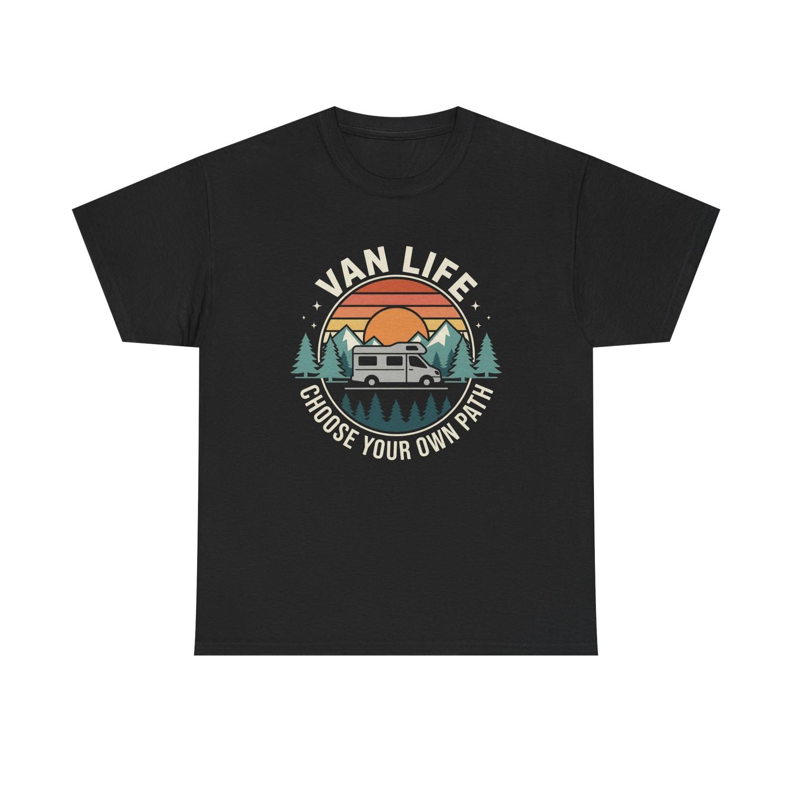 Vanlife T-Shirt - Camper Van Tee Shirt - Choose Your Own Path - Gift 3XL