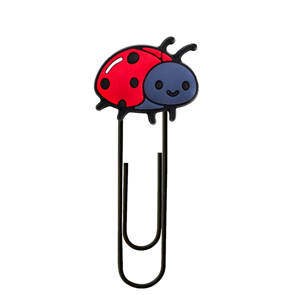 Small Animal Cartoon PVC Paper Clip Bookmark Spinner - Cute DIY Office Decoration