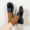 Chaussures de travail JK Petites chaussures en cuir Étudiantes Polyvalentes Printemps et Automne Petites chaussures en cuir