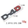 3D Metal D-1Pc 4D Logo Rear Trunk Badge Emblem Car Sticker Decals for Land Cruiser Corolla RAV4 Verso Prado Camry Accessories