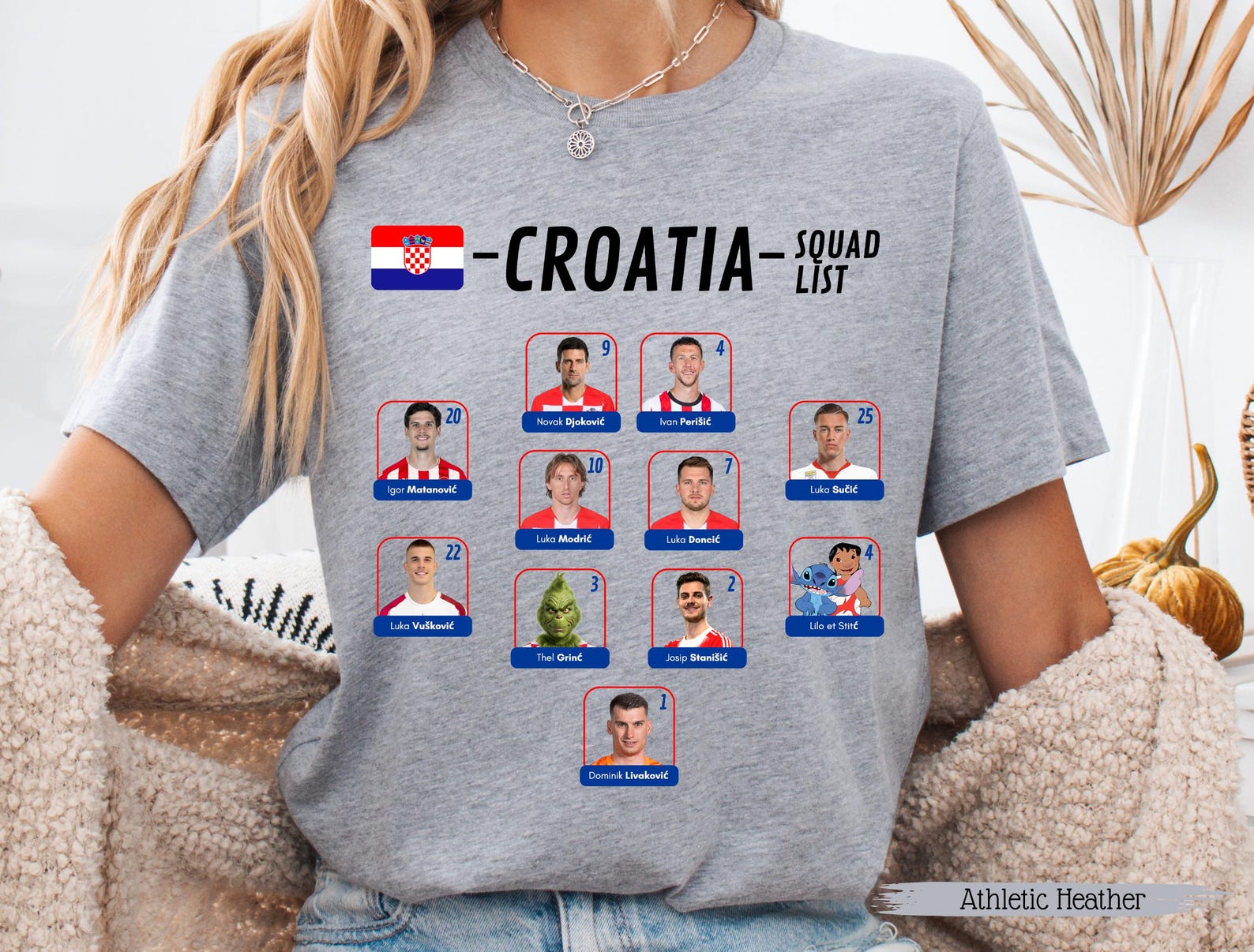 Funny Croatia Squad List Shirt, Croatia World Cup 2026 Shirt, Fifa World Cup 2026, Viral World Cup Shirt, Croatia Team Shirt, 2026 World Cup L