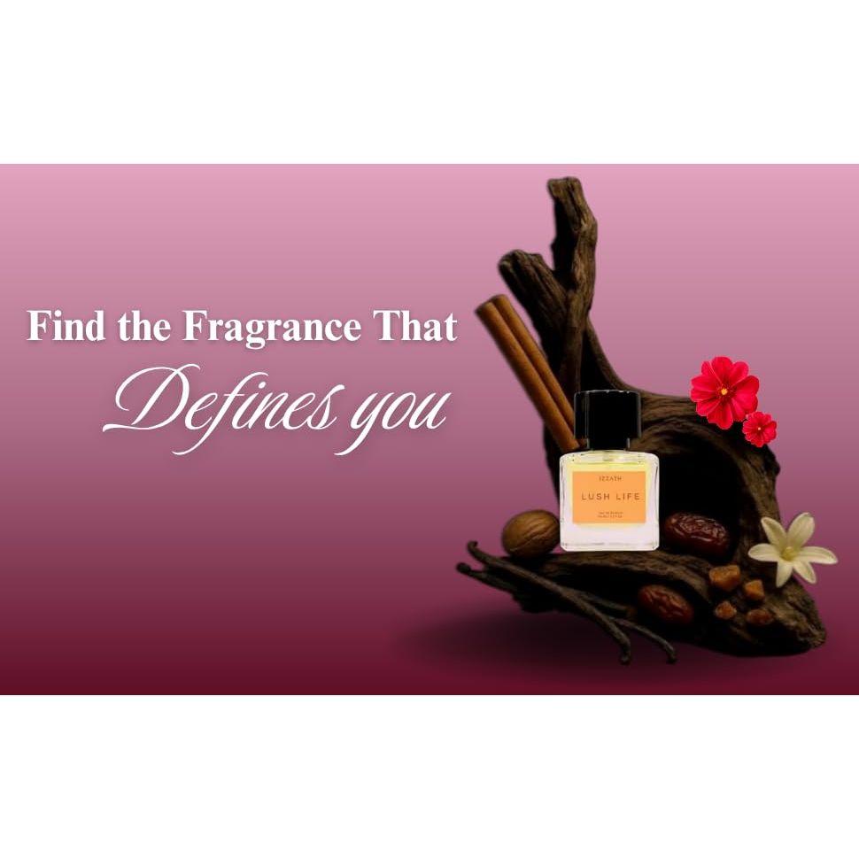 IZZATH Lush Life Eau De Parfum 50ml | Luxury Women’s Perfume with Mandarin, Lemon, Orange Blossom & Lavender |