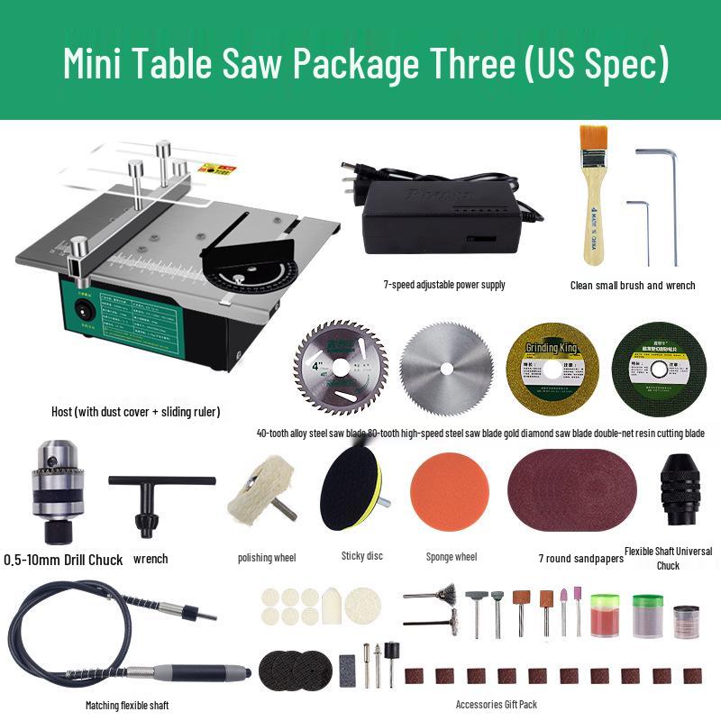 Xinyuanfeng Mini Table Saw: Precision DIY Multi-Function Electric Cutting Machine