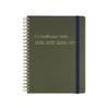 [Delfonics Planner 2026 Edition / Starting October 2025] Rollbahn Diary Homme A5 Monthly Planner (Olive)