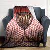 Name Custom Athletic Club Print Flannel Blanket High Quality Warm Comfortable Cover for All Seasons Perfect for Gifts Home Decor