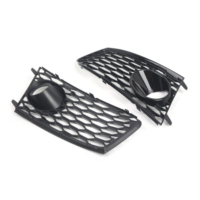 4G8807682G Automotive Accessories Bumper Fog Lamp Grille Trim for 14-18 4G8807681G Car Front Fog Light Grille Cover