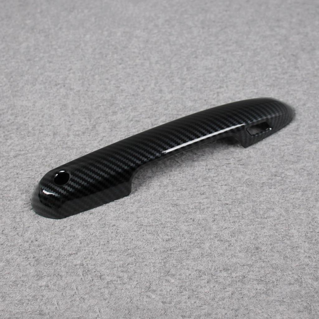 RUIQ Exterior Door Handle Covers for Toyota Crown Crossover Sport Full Designed Exclusively for Toyota Crown Carbon Fiber SH35/Crown AZSH36W/AZSH37W,