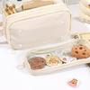 Multi Layered Pencil Case Big Capacity Pencil Pouches Detachable Pen Bag Travel Pencil Organizers Bag for Office School
