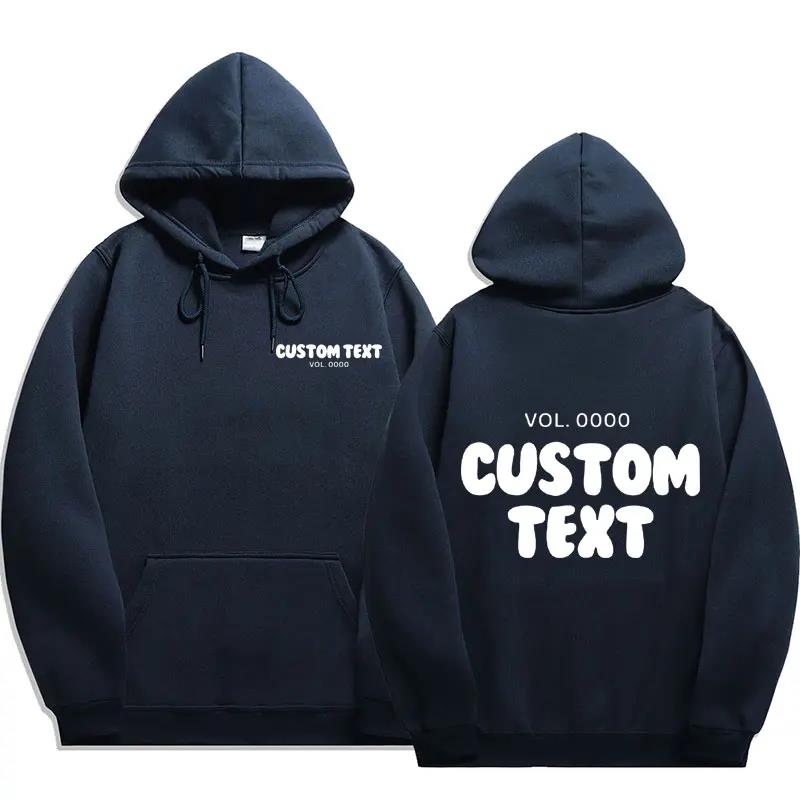 Felpa con Cappuccio con Testo Personalizzato Uomo Moda Felpa Cool Casual Harajuku Street Wear Pullover con Cappuccio Streetwear Felpe con Cappuccio e Felpe da Uomo
