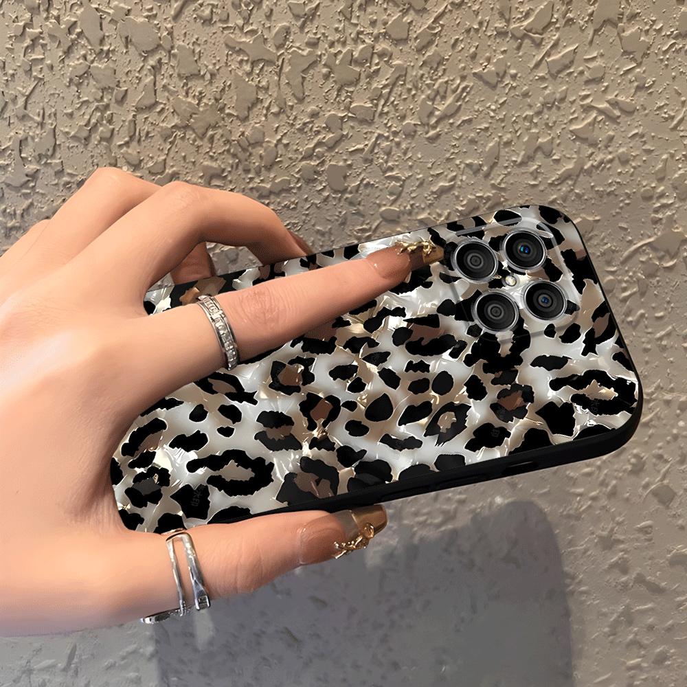 Leopard Print Lip Print Art Case for Honor Magic5Lite X5b X9a 90 X7 X6 8X X8 70 200 400 Lite Funda Phone Cover