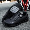 Unisex Road Mountain Cycling Shoes Hard Sole Flat Pedal Non-Clipless Locking Compatible Men Women