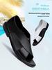 Men's Cowhide Leather Roman Sandals - New Casual Outdoor Summer Shoes with Soft Non-Slip Soles