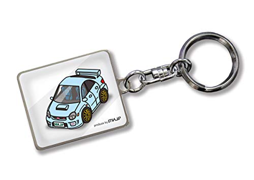 

MKJP Custom Keychain Subaru Impreza WRX STI GDB Early Model Base: Белый цвет автомобиля: Светло-синий