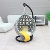 White Miniature Hanging Chair Scene Model Doll House Furniture Model  Doll House Accessories