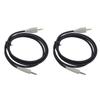 2pcs Headphone Cable 3.9ft 3.5mm Connectors Lossless Sound Quality OFC Woven Wire Headset Cable for 